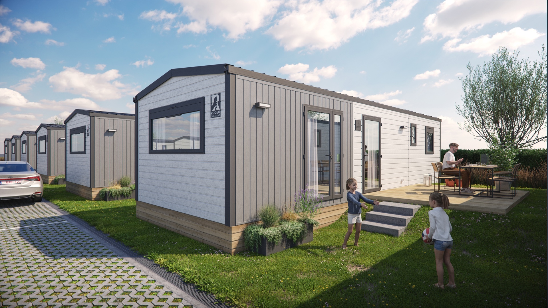Camping Bredene · Holiday accommodation and outdoor living.